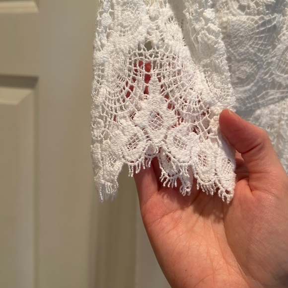 Kite And Butterfly Rena Bohemian White Wedding Dress like new - Picture 11 of 16